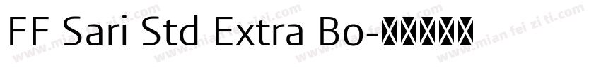 FF Sari Std Extra Bo字体转换